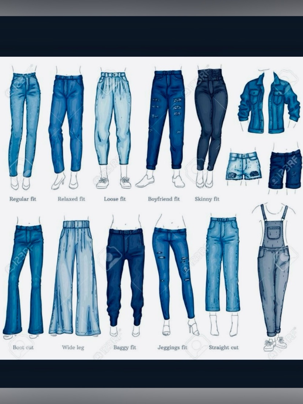 👖JEANS SIZE CHARTS👖 - Picture 16 of 16